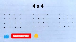 4*4 dots rangoli designs/chinna muggulu with dot/beginners rangoli with 4 dots/easy daily rangoli screenshot 5