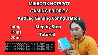 Mikrotik Hotspot | Voucher type with Gaming Priority | AntiLag Configuration