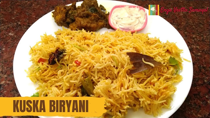 Lunch Idea 1| குக்கர் குஸ்கா குழையாமல் இருக்க| Plain Kuska Recipe seivathu eppadi  |Plain Biryani