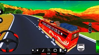 US Bus Simulator 2020 : Ultimate Edition 2 - red colour bus - Red - mountain - Android Gameplay HD#1 screenshot 2