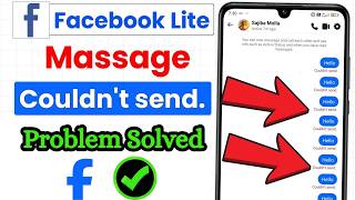 Fix Facebook Lite “Couldn’t Send Message” Problem | Facebook Lite Message Not Sending Issue Solved screenshot 3