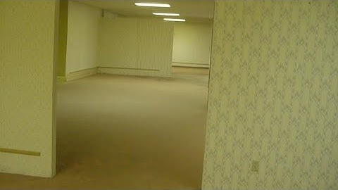 Noclipping into the backrooms