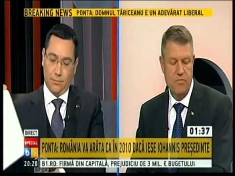 Stiripesurse Ro Dezbatere B1 Tv Victor Ponta Vs Klaus Iohannis