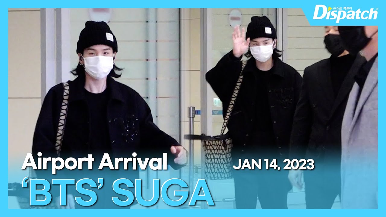 220927 BTS Suga at Incheon International Airport