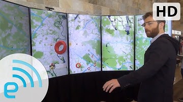 Google Map Dive: skydiving across seven instances of Chrome | Engadget at Google I/O 2013