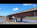 Riverview NB. New Bridge opening Day...Raw footage from the bridge.  Plus first traffic. Sept 17/21.