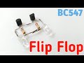 SIMPLE FLIP FLOP LED Flasher Circuit Using Transistor BC547