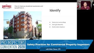 Safety Practices for Commercial Property Inspectors at the 2020 Professional Inspectors Convention