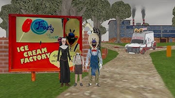 ICE SCREAM 4 VS EVIL NUN 2 VS DARK RIDDLE funny animation part 131