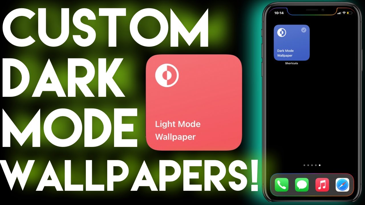 Custom Dynamic Wallpapers Ios 14 3 Beta Custom Dark Mode Wallpapers Ihelper Youtube