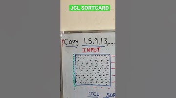 JCL Interview Q & A - JCL SORT CARD #KUMARITCHANNEL