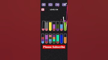 #watersortpuzzle_ water sort puzzle level 108 part1