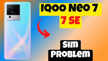 IQOO Neo 7, 7 SE Sim Problem || Sim Not Working || Sim Card Not Showing {Working Solution}