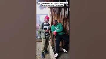 SELEMANI AKIJADILI JAMBO NA NANGA KUHUSU SANAA YA ARUSHA Music Shortvideo Video Trending Love 
