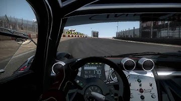 NFS Shift - Willow Springs - Zonda R - in car view