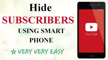 How to hide subscribers on Youtube|hide subscribers count|android phone|2020