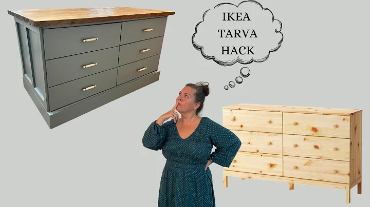 DIY Kitchen Island | IKEA Tarva HACK