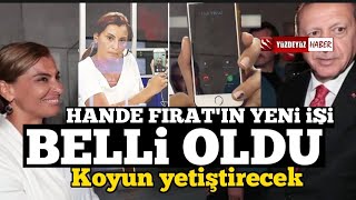 Hande Firatin Yeni̇ İşi̇ Belli̇ Oldu, Koyun Yeti̇şti̇recek