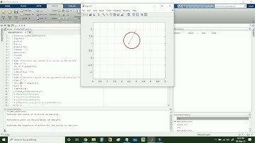Circle rolling inside rectangle MATLAB | Animates circle bounces around constrained area of MATLAB