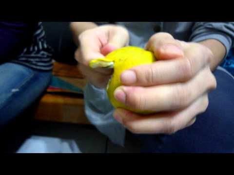 20121114 正妹人妻小蘋の絕技~湯匙剝柳丁皮