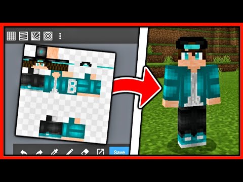 How to Install Custom Skins in MCPE - Minecraft PE (Pocket Edition)  Tutorial *WORKING* 