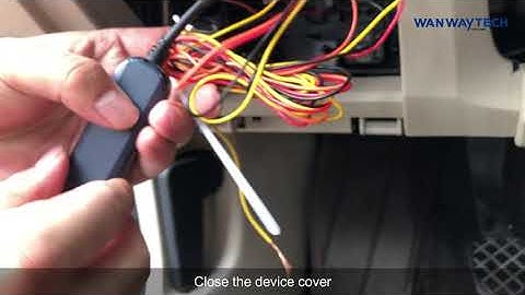 WanWayTech Driver Behavior Analysis G18 GPS Installation in Car