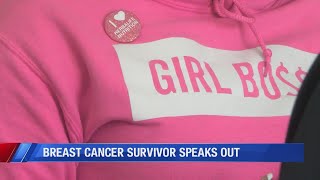 BREAST CANCER SURVIVOR SHARES STORY, ENCOURAGES SELF EXAMS
