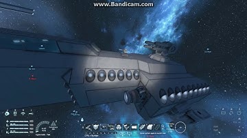 Space Engineers: Testing a massive gravity cannon