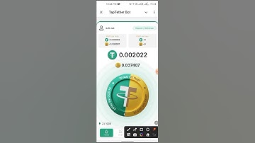 Tap tether bot telegram 2024 😱|| Minning project usdt|| tap and earn usdt || #shorts #youtubeshorts