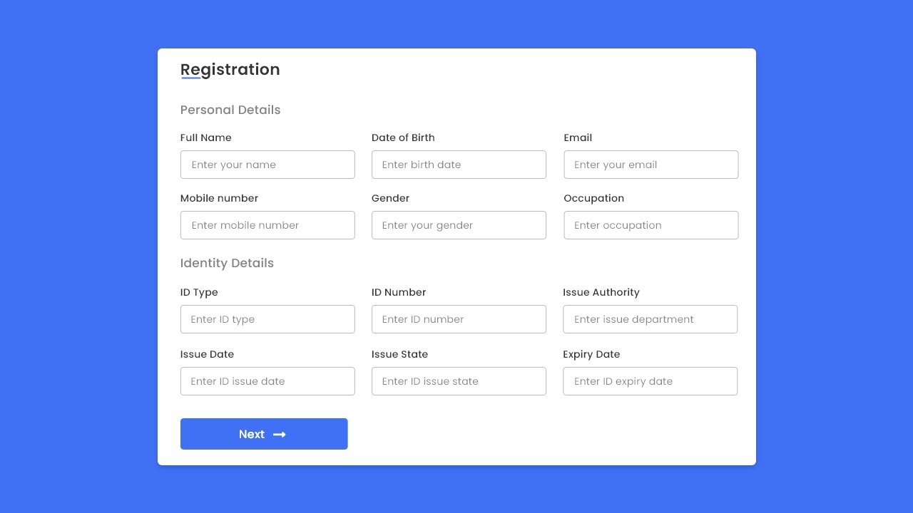 Free Course: Login Form in HTML & CSS, Responsive Login Form Using HTML  CSS, HTML & CSS Project from CODE4EDUCATION