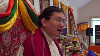 HH Yangsi Dudjom Tendzin Yeshe Dorje Rinpoche at Bodhivastu's Big Indian Meditation Retreat