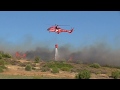 Hellenic Fire Service AS-332  Super Puma Firefighting in Lagonisi