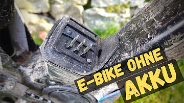Wie fährt sich ein E-Bike ohne Akku?