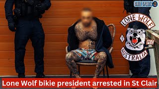 Lone Wolf bikie president arrested in St Clair, NSW