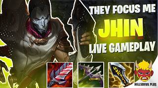 THEY ALL FOCUS ME ON JHIN! - Wild Rift HellsDevil Plus Gameplay