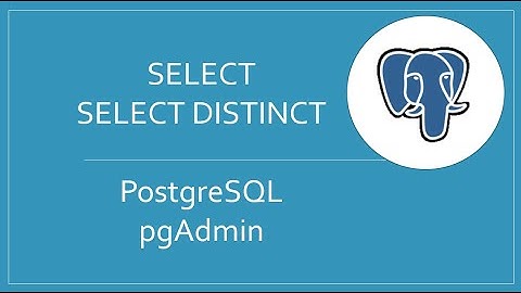 SQL для начинающих: Урок 2: Как использовать SELECT и SELECT DISTINCT