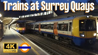 Trains at Surrey Quays (20th April 2024)