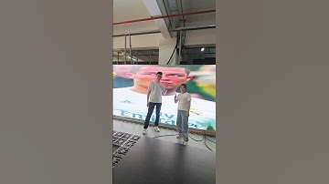Easy-to-install high-quality indoor LED screens take your space to next level. #yuchip #ledscreen