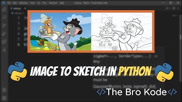 convert image to sketch using Python | image to sketch using Python