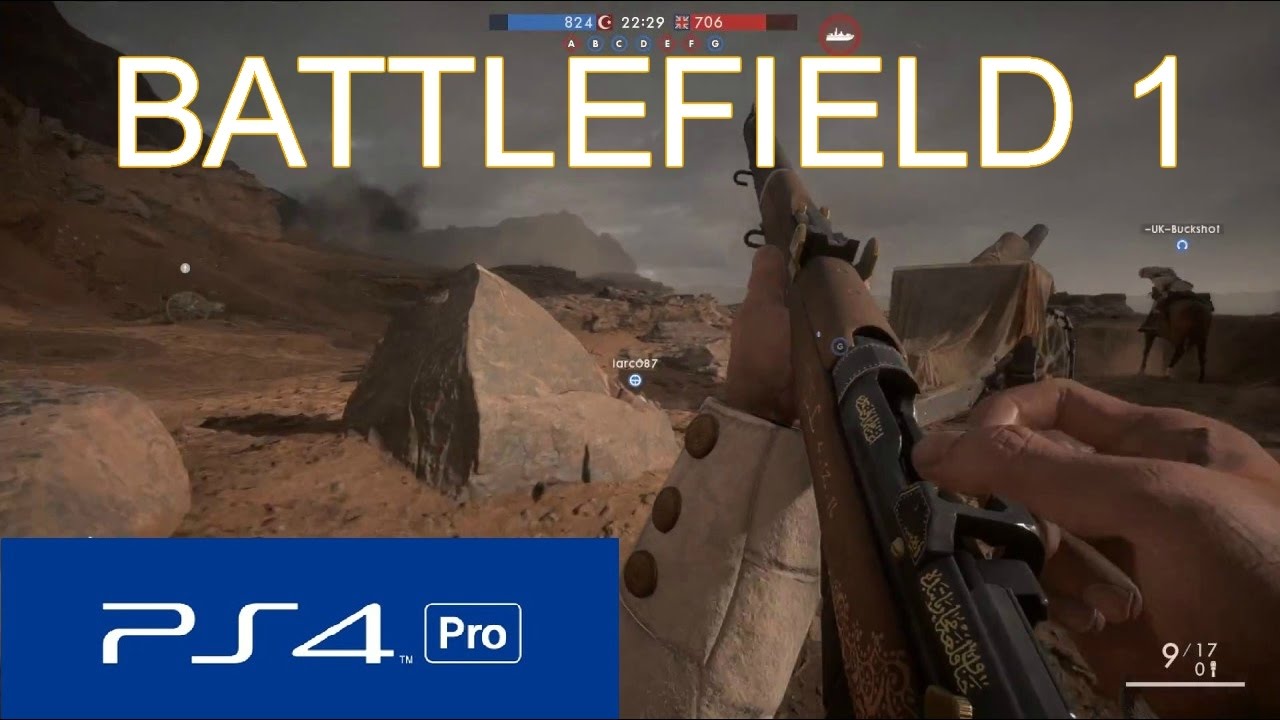 BATTLEFIELD 1 ( BF1 ) PS4 PRO GAMEPLAY FULL HD 1080P