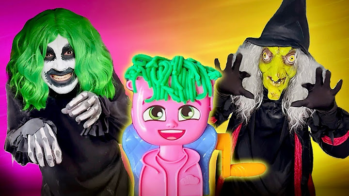 The Witch changes monster hair color 👻😱