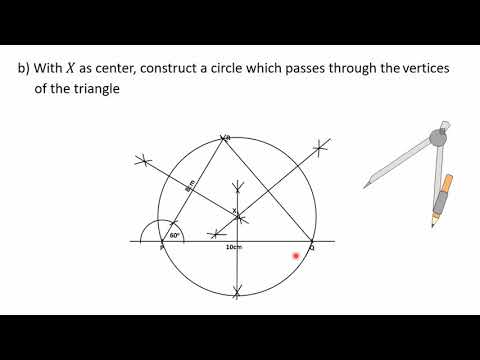 Video: Kas yra vienodu atstumu nuo trijų trikampio kraštinių?