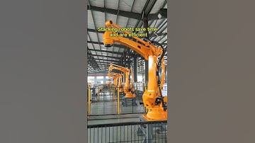 Stacking robots save time and are efficient #machine #roboticpalletizer #industrialequipment