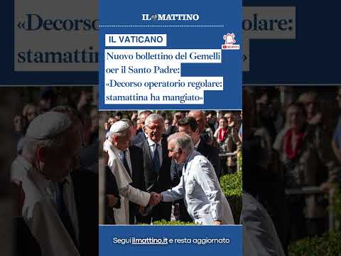 Video Papa Leone, decorso post-operatorio regolare: «Si è alzato e ha mangiato, suo umore è buono»