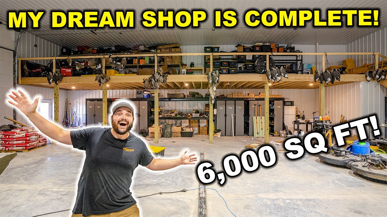 Transforming My BARN into the ULTIMATE DREAM SHOP!!! YouTube