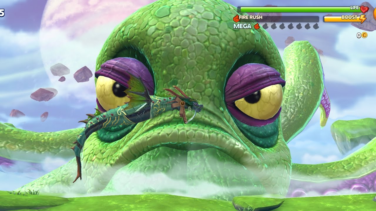 Fighting the Kraken as Poseidon in Hungary dragon