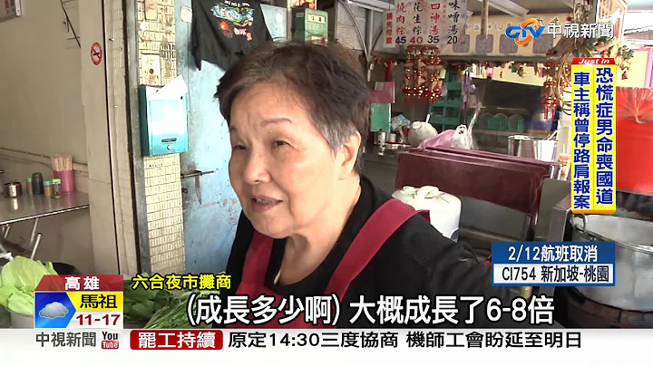 创新高!六合夜市单日近6万人 1分钟涌150人│中视新闻 20190212 - 天天要闻