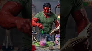 Red Hulk Experiment himself to recover #mutant #ai #hulk #experiment