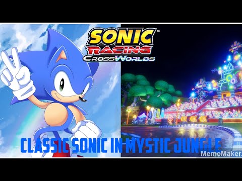 Sonic Racing CrossWorlds: Classic Sonic in Mystic Jungle