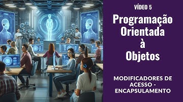 Programação Orientada à objetos (POO) - Modificadores de acesso   Encapsulamento - Vídeo 5